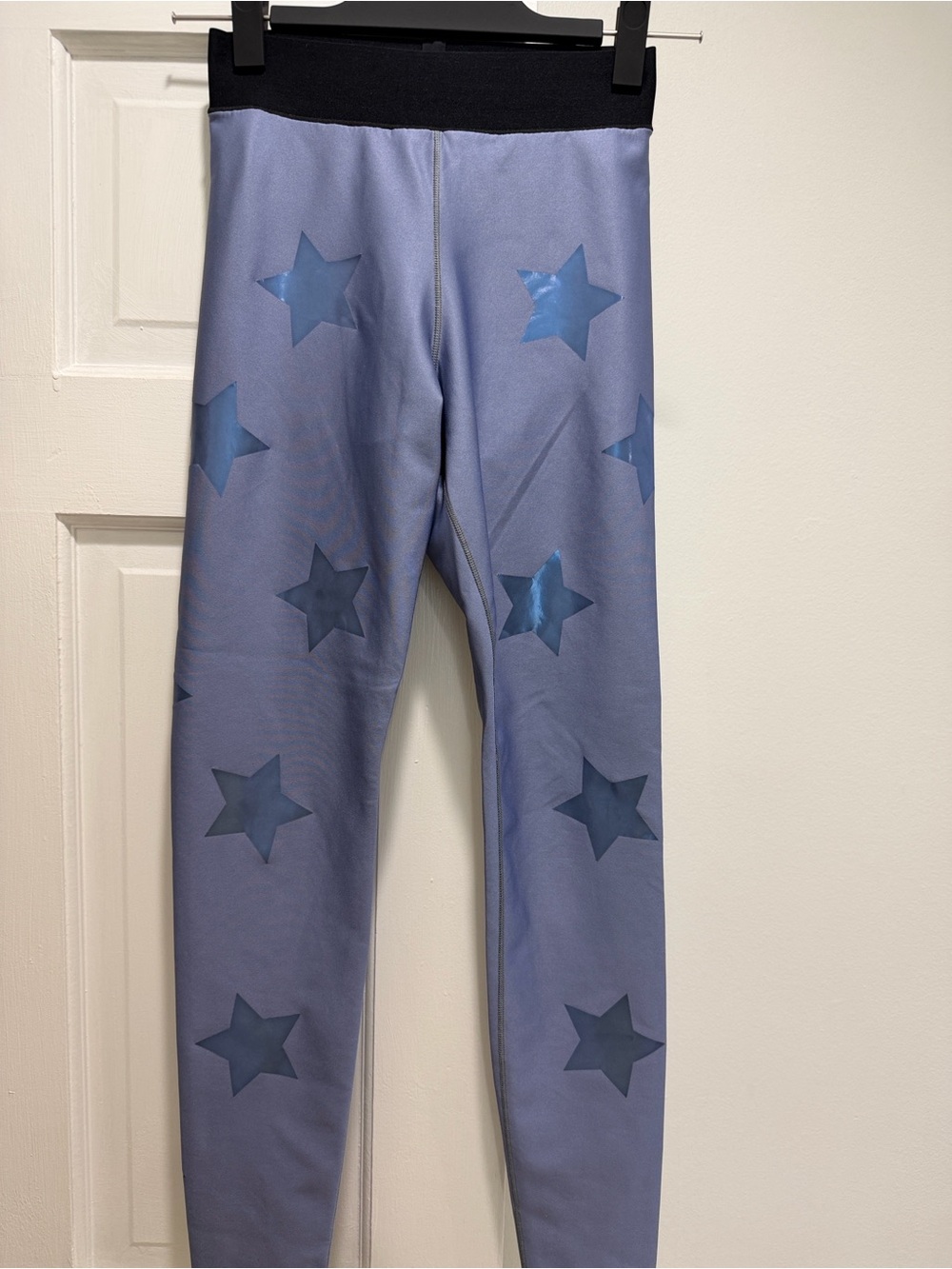 ultracor Lavender Star-Print  Leggings with Navy Stars